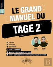 Le Grand Manuel Du Tage 2 : 10 Tests Blancs + 120 Fiches De Cours + 1200 Vidéos