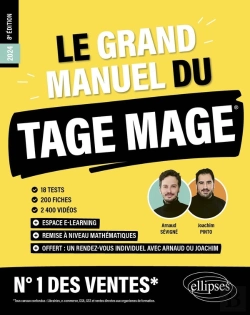 Bertrand.pt - Le Grand Manuel Du Tage Mage  N 1 Des Ventes  Edition 2024 - 16 Tests Blancs + 200 Fiches De Cours