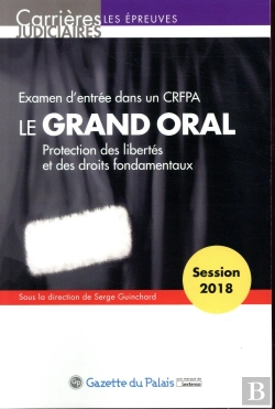 Bertrand.pt - Le Grand Oral - Examen D Entree Dans Un Crfpa 13eme Edition