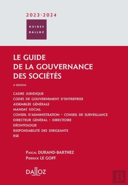 Bertrand.pt - Le Guide De La Gouvernance Des Sociétés (Édition 2023/2024)
