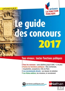 Bertrand.pt - Le Guide Des Concours 2017 Numero 19 Categories A B C Comment Integrer La Fonction Publique 2016