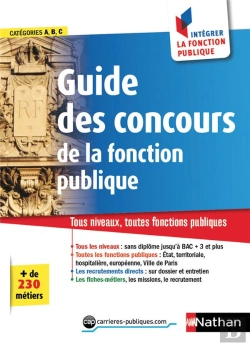 Bertrand.pt - Le Guide Des Concours 2018 N19 - Categories A-B-C - Comment Integrer La Fonction Publique 2017