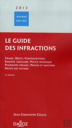 Bertrand.pt - Le Guide Des Infractions (Édition 2013)