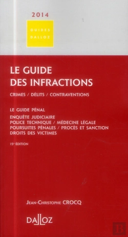 Bertrand.pt - Le Guide Des Infractions (Édition 2014)