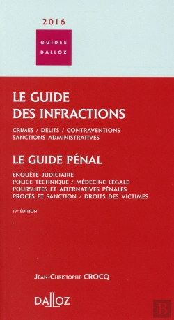 Bertrand.pt - Le Guide Des Infractions (Édition 2016)