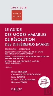 Le Guide Des Modes Amiables De Résolution Des Différends (Édition 2017/2018)