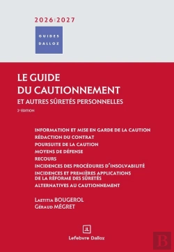 Bertrand.pt - Le Guide Du Cautionnement (Édition 2026/2027)