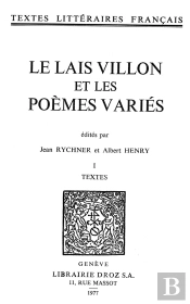 Le Lais Villon Et Les Poemes Varies