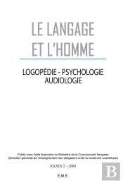 Le Langage Et L'Homme, 39-2 (2004)