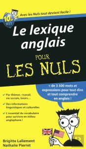 Le Lexique Anglais Pour Les Nuls