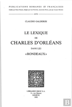 Bertrand.pt - Le Lexique De Charles D'Orleans Dans Les 