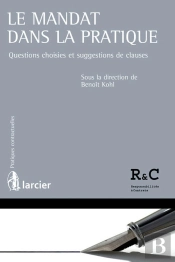 Le Mandat Dans La Pratique ; Questions Choisies Et Suggestions De Clauses