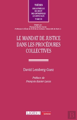Bertrand.pt - Le Mandat De Justice Dans Les Procédures Collectives