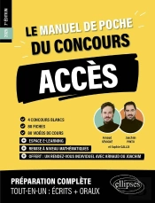 Le Manuel De Poche Du Concours Acces : 80 Fiches, 80 Videos De Cours, 6 Tests, 500 Questions + Corrigés En Vidéo (Édition 2025)