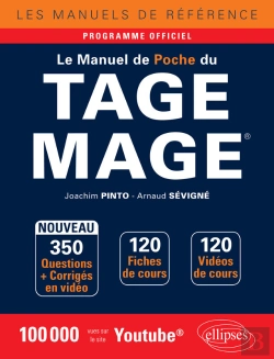 Bertrand.pt - Le Manuel De Poche Du Tage Mage® - 120 Fiches De Cours, 350 Questions + Corrigés En Vidéo