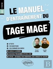 Le Manuel D'Entraînement Du Tage Mage : 12 Tests Blancs + 1100 Questions + 1100 Vidéos