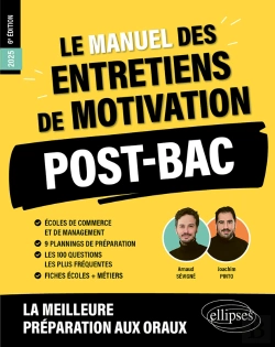 Bertrand.pt - Le Manuel Des Entretiens De Motivation « Post-Bac » - Concours Aux Écoles De Commerce