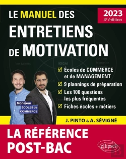 Bertrand.pt - Le Manuel Des Entretiens De Motivation  Post-Bac  - Concours Aux Ecoles De Commerce - Edition 2023