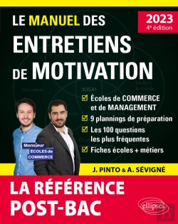 Bertrand.pt - Le Manuel Des Entretiens De Motivation « Post-Bac » - Concours Aux Écoles De Commerce - Édition 2023