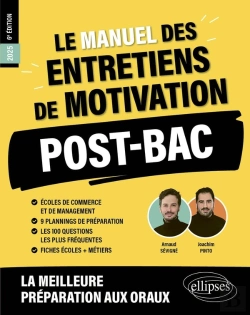 Bertrand.pt - Le Manuel Des Entretiens De Motivation « Post-Bac » : Concours Aux Écoles De Commerce (Édition 2025)