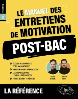 Bertrand.pt - Le Manuel Des Entretiens De Motivation  Post-Bac  - Concours Aux Ecoles De Commerce