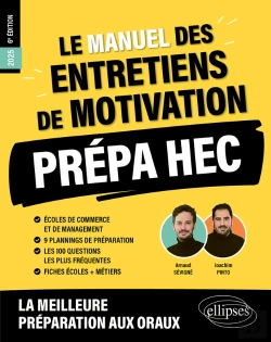 Bertrand.pt - Le Manuel Des Entretiens De Motivation « Prépa Hec » - Concours Aux Écoles De Commerce