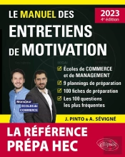 Le Manuel Des Entretiens De Motivation  Prepa Hec  - Concours Aux Ecoles De Commerce - Edition 202
