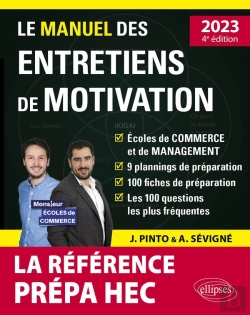 Bertrand.pt - Le Manuel Des Entretiens De Motivation  Prepa Hec  - Concours Aux Ecoles De Commerce - Edition 202