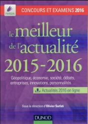 Le Meilleur De L'Actualite 2015-2016 - Concours Et Examens 2016