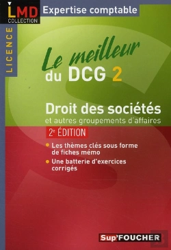 Bertrand.pt - Le Meilleur Du Dcg 2 - Droit Des Societes