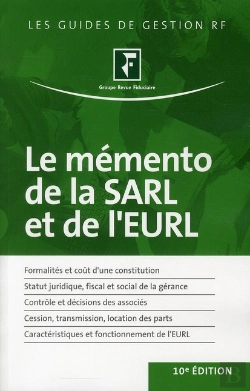 Bertrand.pt - Le Memento De La Sarl Et De L'Eurl