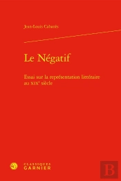 Le Négatif : Essai Sur La Représentation Littéraire Au Xixe Siècle