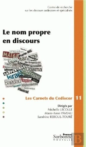 Le Nom Propre En Discours