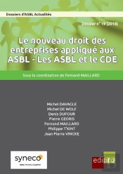 Le Nouveau Droit Des Entreprises Applique Aux Asbl - Les Asbl Et Le Cde