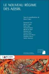 Le Nouveau Régime Des A(I)Sbl