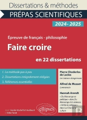 Le Nouveau Thème En Dissertations : Épreuve De Français-Philosophie ; Concours 2024-2025
