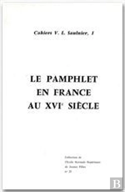 Bertrand.pt - Le Pamphlet En France Au Xvi Siècle