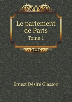 Bertrand.pt - Le Parlement De Paris Tome 1