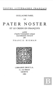 Le Pater Noster Et Le Credo En Francoys