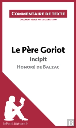 Bertrand.pt - Le Père Goriot De Balzac - Incipit
