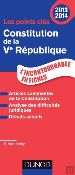 Bertrand.pt - Le Petit De La Constitution De La Ve République (Édition 2013)
