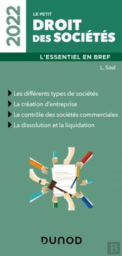 Bertrand.pt - Le Petit Droit Des Societes 2022 - L'Essentiel En Bref