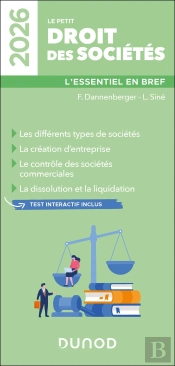 Le Petit Droit Des Sociétés : L'Essentiel En Bref (Édition 2026)
