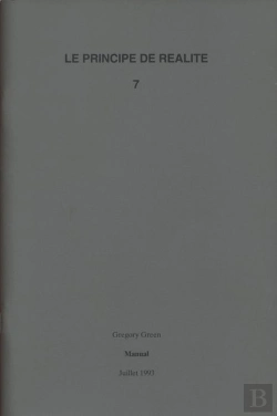 Bertrand.pt - Le Principe De Réalité Tome 7 ; Manual