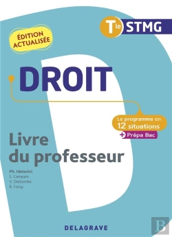 Bertrand.pt - Le Programme En Situations : Droit ; Terminale Stmg ; Pochette Livre Du Professeur (Édition 2022)