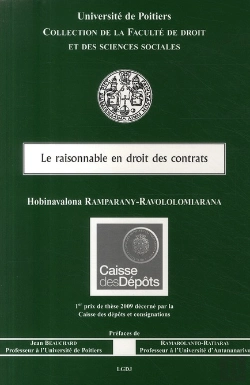 Bertrand.pt - Le Raisonnable En Droit Des Contrats