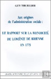 Le Rapport Sur La Mendicité De Loménie De Brienne En 1775