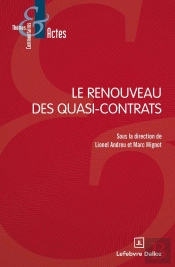 Le Renouveau Des Quasi-Contrats