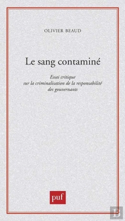 Bertrand.pt - Le Sang Contaminé : Essai Critique Sur La Criminalisation De La Responsabilité