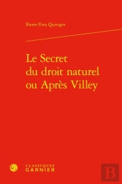 Le Secret Du Droit Naturel Ou Après Villey